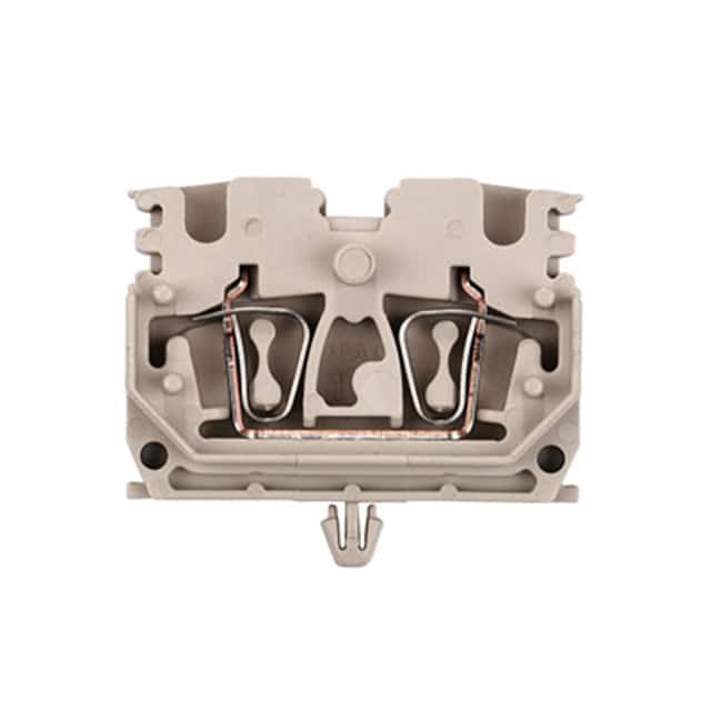 1712820000 TERM BLK MIDDLE 2POS 5.1MM BEIGE