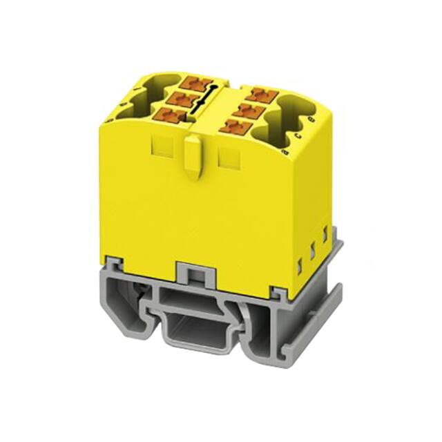 3274106 DISTRIBUTION BLOCK YELLOW