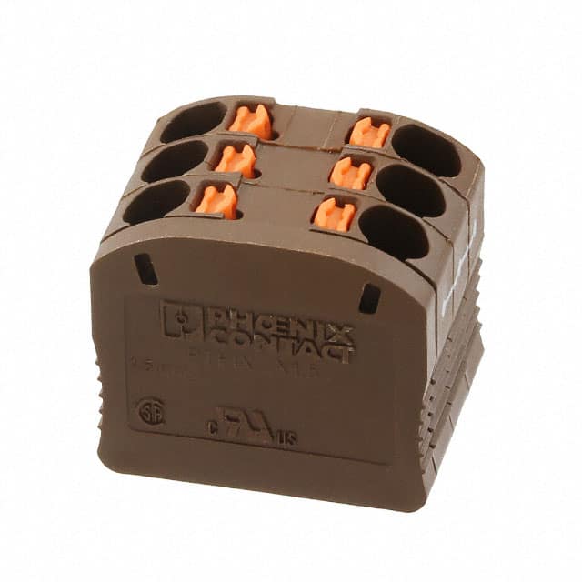 3002887 DISTRIBUTION BLOCK BROWN