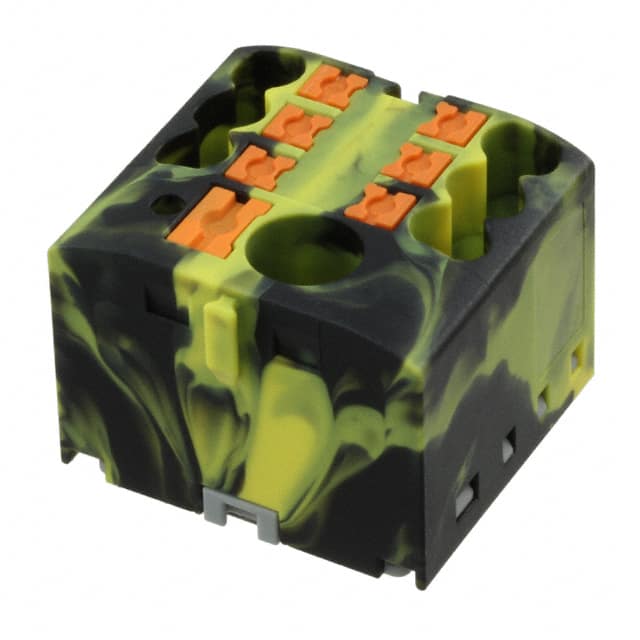 3273480 DISTRIBUTION BLOCK BLACK/YELLOW