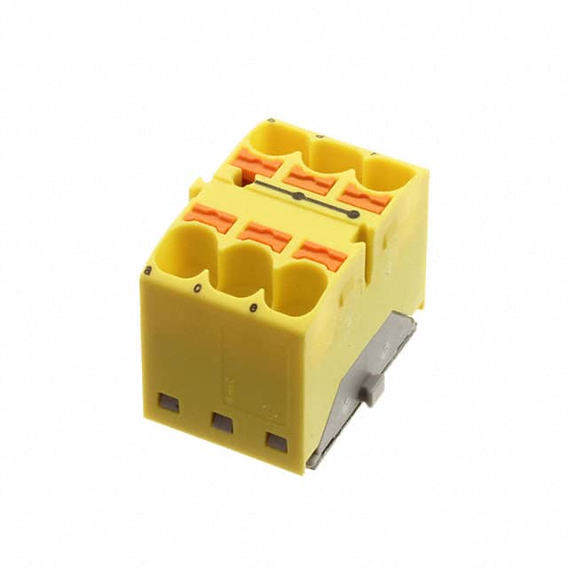 3273928 DISTRIBUTION BLOCK YELLOW