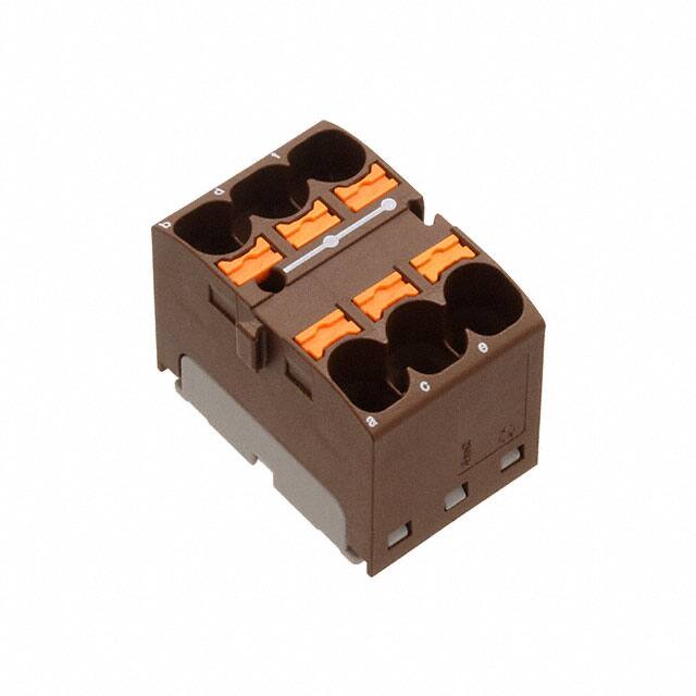 3273932 DISTRIBUTION BLOCK BROWN