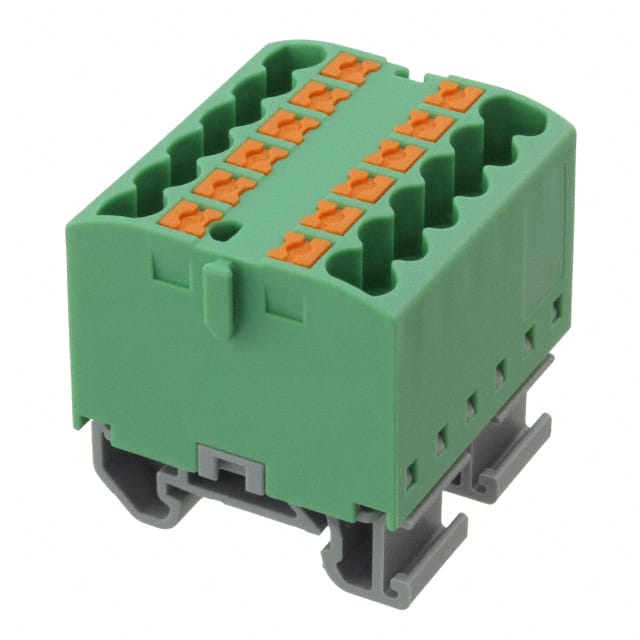 3274130 DISTRIBUTION BLOCK GREEN