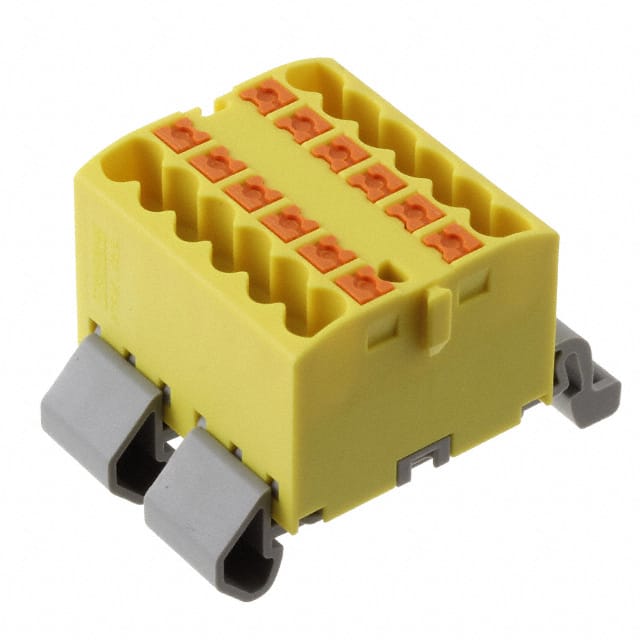 3273160 DISTRIBUTION BLOCK YELLOW