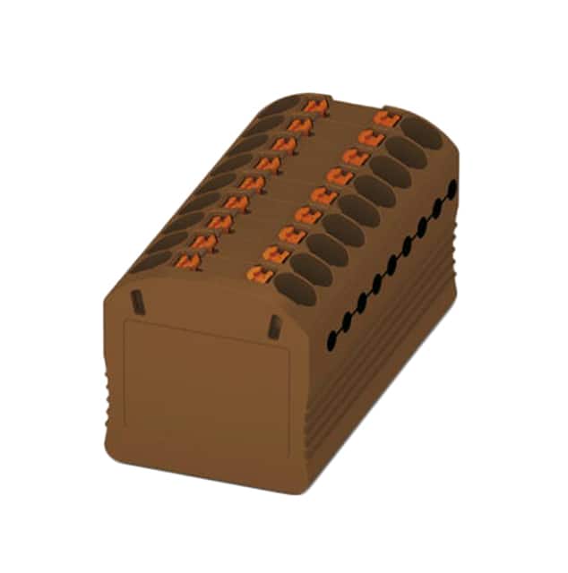 3002777 DISTRIBUTION BLOCK BROWN
