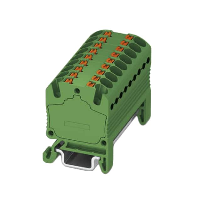3002965 DISTRIBUTION BLOCK GREEN
