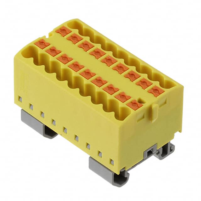 3274150 DISTRIBUTION BLOCK YELLOW