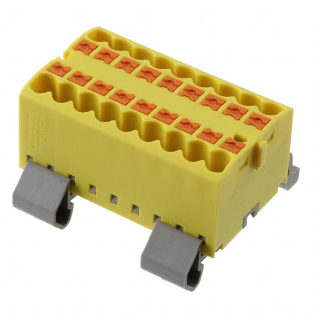 3273182 DISTRIBUTION BLOCK YELLOW