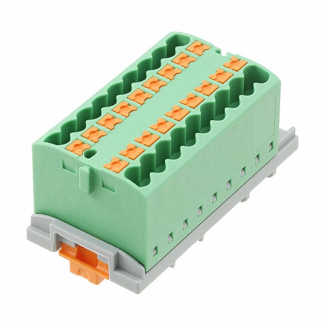 3273052 DISTRIBUTION BLOCK GREEN