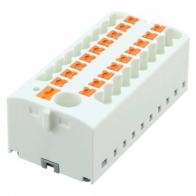 3273386 DISTRIBUTION BLOCK WHITE