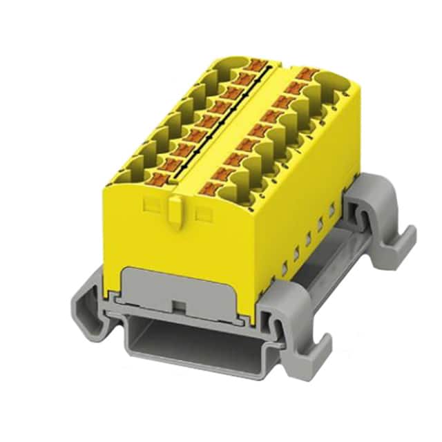 3273708 DISTRIBUTION BLOCK YELLOW