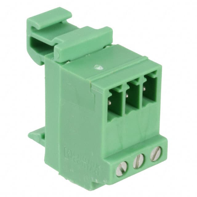 1832743 TERM BLK PLUG 3POS 27.8MM GREEN