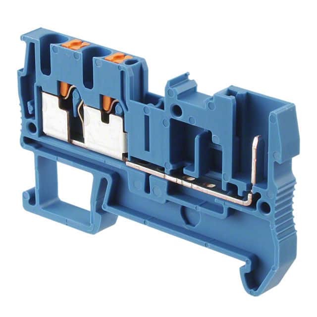 3209646 TERM BLK PLUG 3POS 5.2MM BLUE