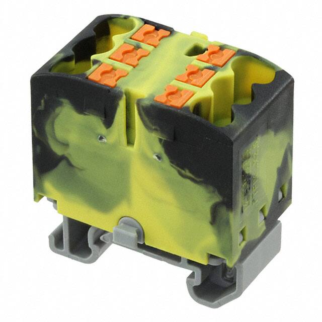 3274120 DISTRIBUTION BLOCK BLACK/YELLOW