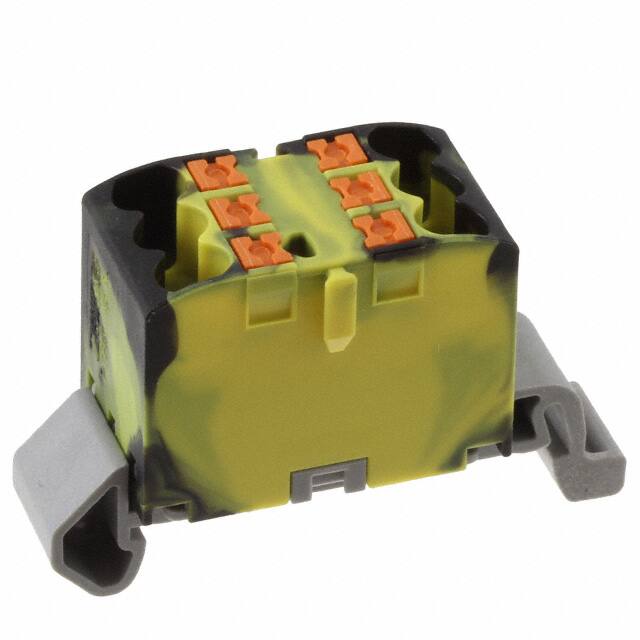 3273152 DISTRIBUTION BLOCK BLACK/YELLOW