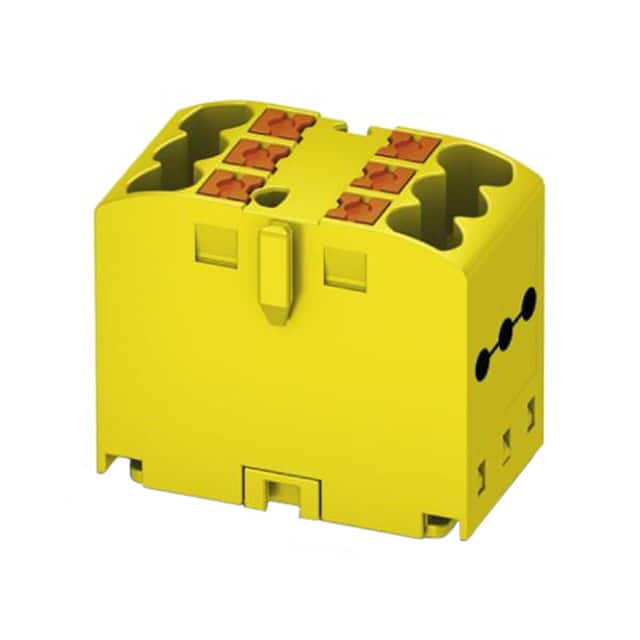 3273400 DISTRIBUTION BLOCK YELLOW