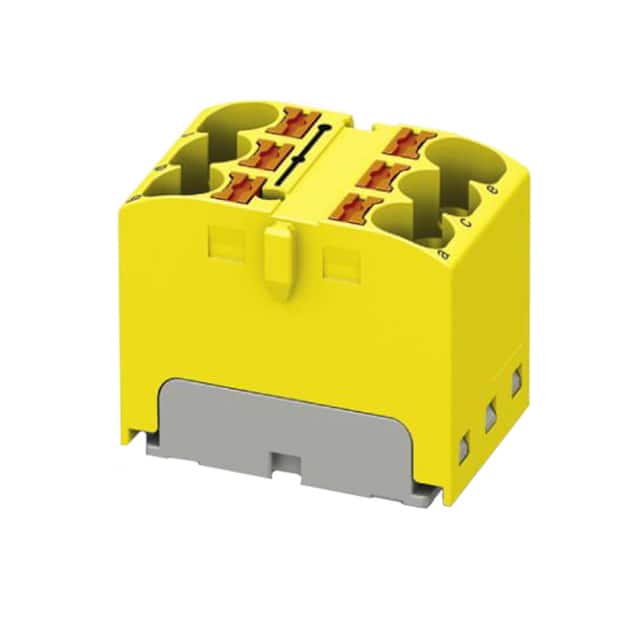 3273796 DISTRIBUTION BLOCK YELLOW