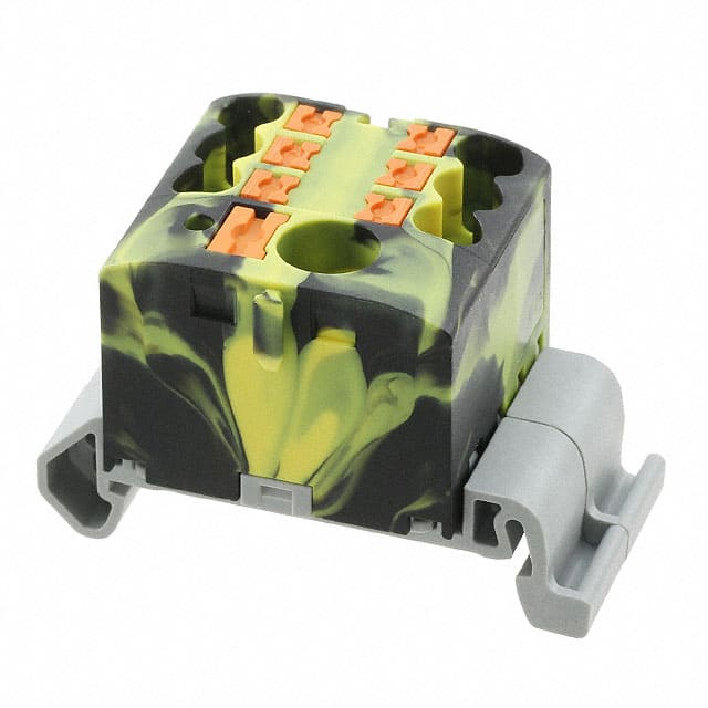 3273218 DISTRIBUTION BLOCK BLACK/YELLOW
