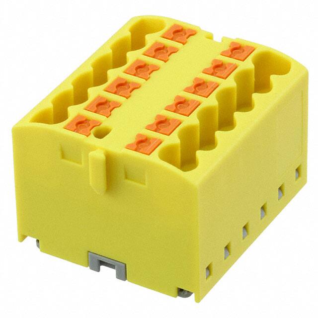 3273292 DISTRIBUTION BLOCK YELLOW