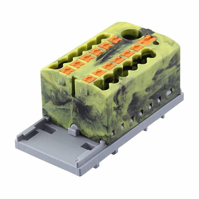 3273108 DISTRIBUTION BLOCK BLACK/YELLOW