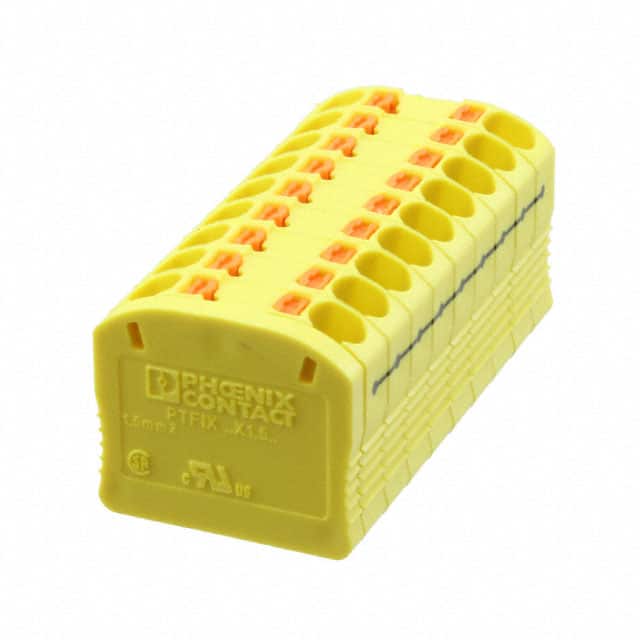 3002882 DISTRIBUTION BLOCK YELLOW