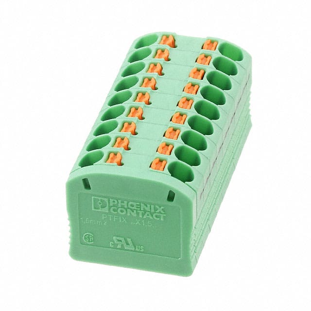 3002886 DISTRIBUTION BLOCK GREEN