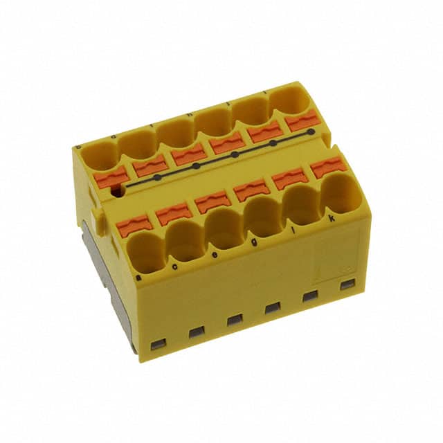 3273950 DISTRIBUTION BLOCK YELLOW