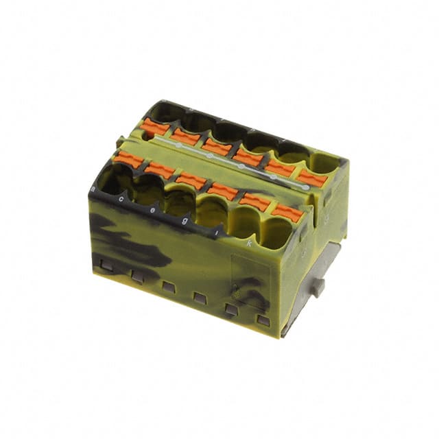 3273964 DISTRIBUTION BLOCK BLACK/YELLOW