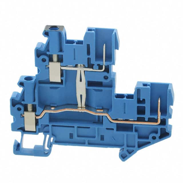 3060487 TERM BLK PLUG 4POS 5.2MM BLUE