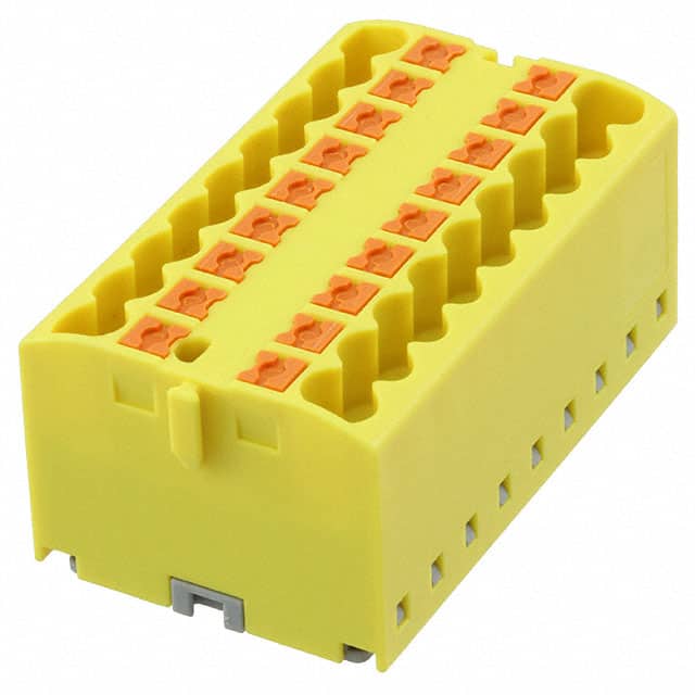3273314 DISTRIBUTION BLOCK YELLOW