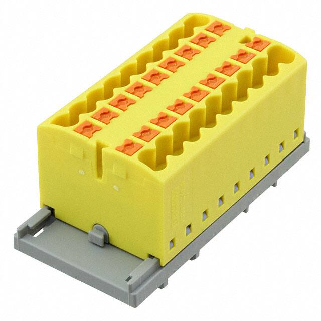 3273050 DISTRIBUTION BLOCK YELLOW