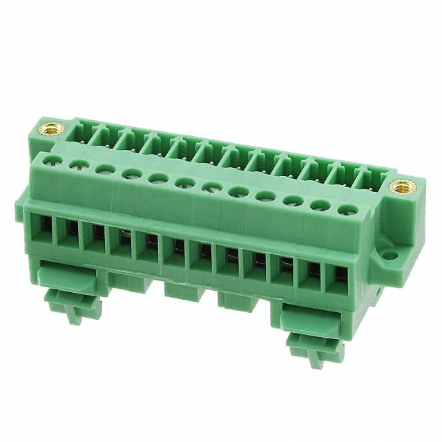 1832976 TERM BLK PLUG 12POS 27.8MM GREEN