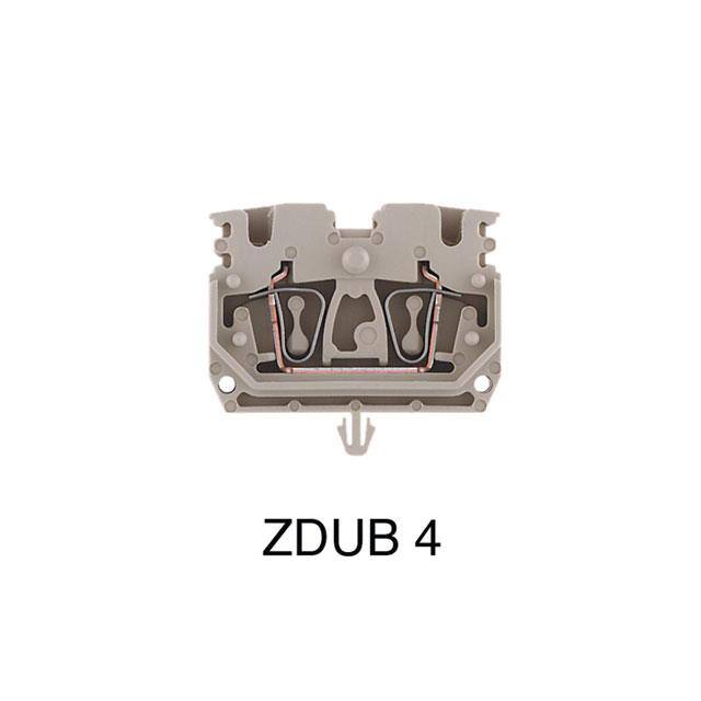 1712970000 TERM BLK MIDDLE 4POS 10.2MM BG