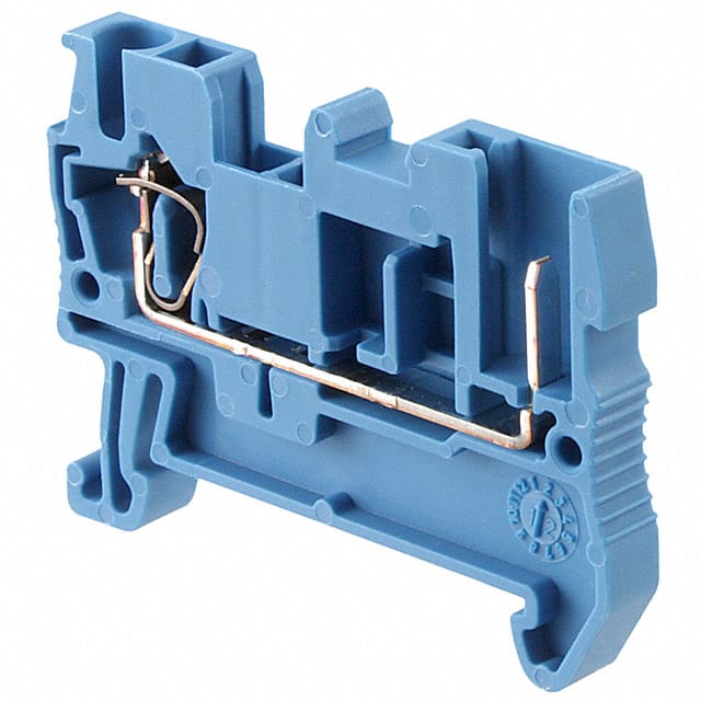3040656 TERM BLK PLUG 2POS 5.2MM BLUE