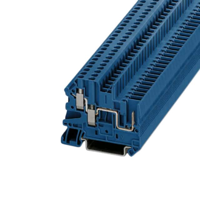 3060500 TERM BLK PLUG 3POS 5.2MM BLUE