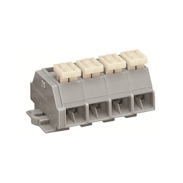 261-204/332-000 4-CONDUCTOR TERMINAL STRIP; 4-PO