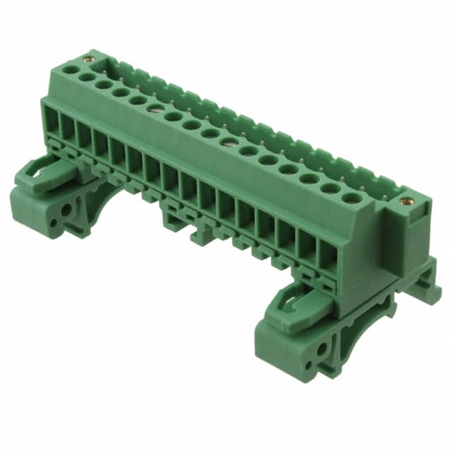 1788062 TERM BLK PLUG 16POS 42.5MM GREEN
