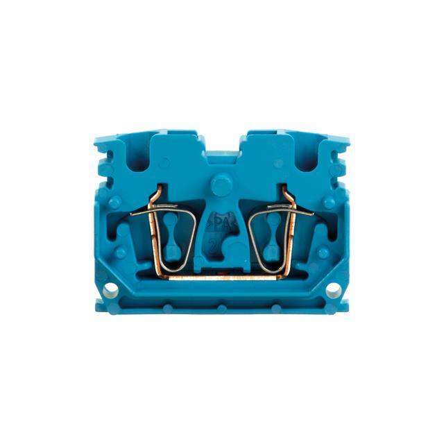 1704510000 TERM BLK END TERM 2POS 5.1MM BLU