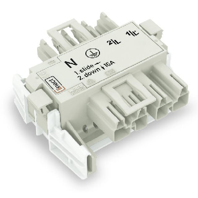 770-6224 LINECT T-CONNECTOR 4-POLE, WHITE
