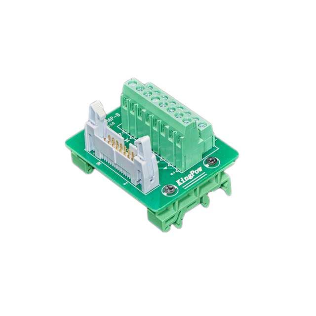 4436 DIN RAIL 2X8 IDC TERM BLOCK ADAP