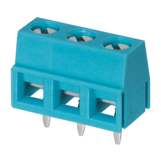 TB006-508-03BE TERMINAL BLOCK, SCREW TYPE, 5.08