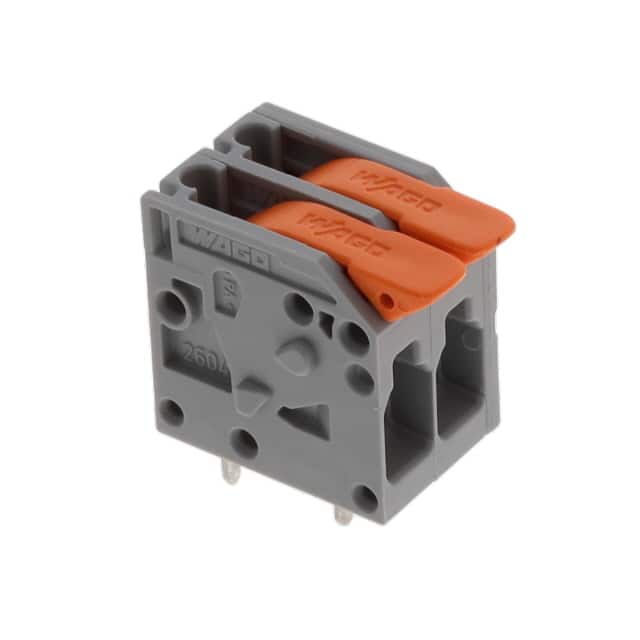 2604-1102 PCB TERMINAL BLOCK; LEVER; 4 MM;