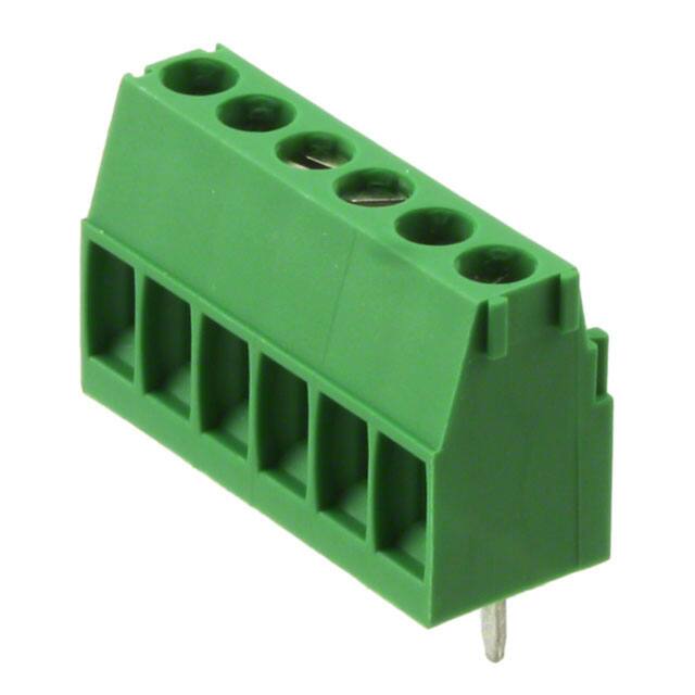 284391-6 TERM BLK 6POS SIDE ENT 3.5MM PCB