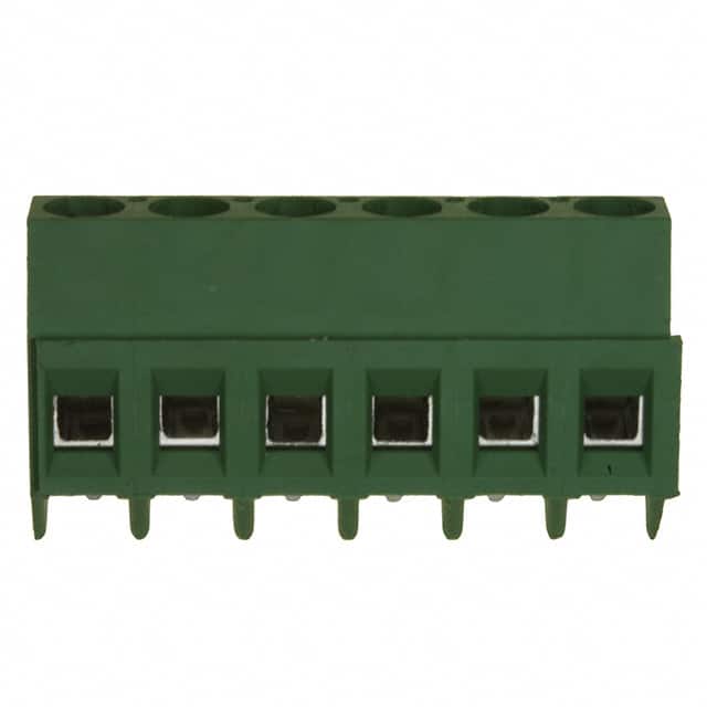 282847-6 TERM BLOCK 6POS 35DEG 5.08MM PCB