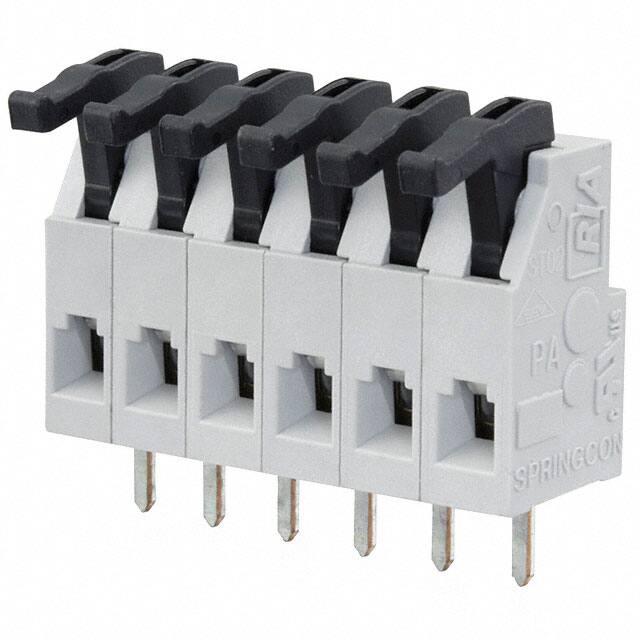 AST0250604 TERM BLK 6POS SIDE ENTRY 5MM PCB