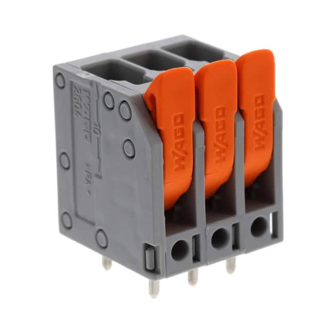 2604-3103 PCB TERMINAL BLOCK; LEVER; 4 MM;