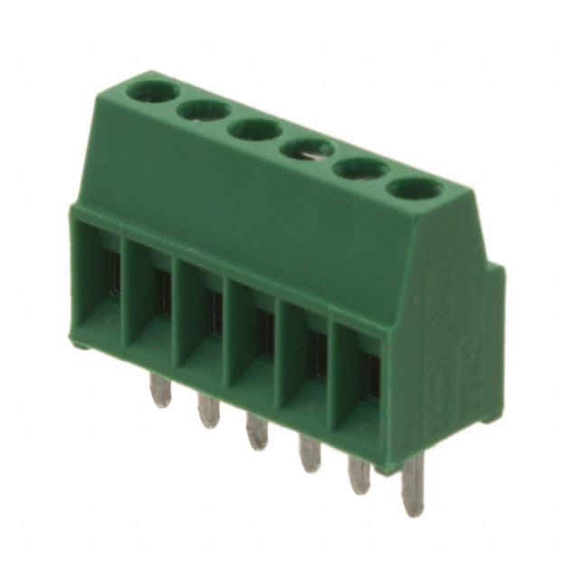 282834-6 TERM BLK 6P SIDE ENT 2.54MM PCB