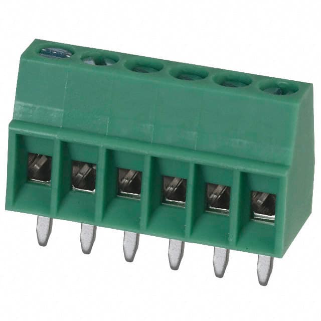 1725698 TERM BLK 6P SIDE ENT 2.54MM PCB
