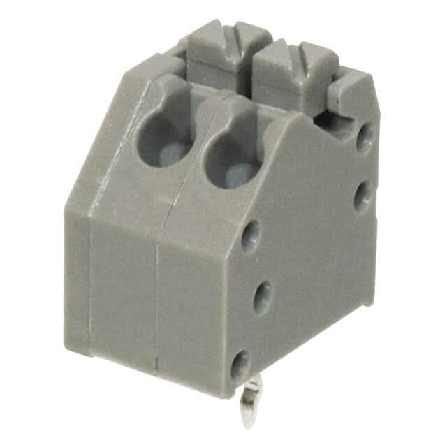 TBL002A-350-02GY-2GY TERMINAL BLOCK, SCREWLESS, 3.50,