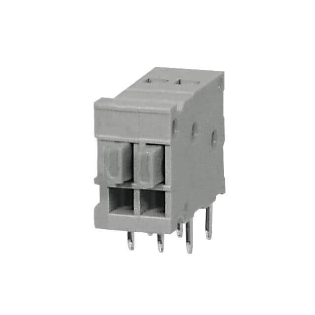 TBL009-254-02GY-2GY TERMINAL BLOCK, SCREWLESS, 2.54,